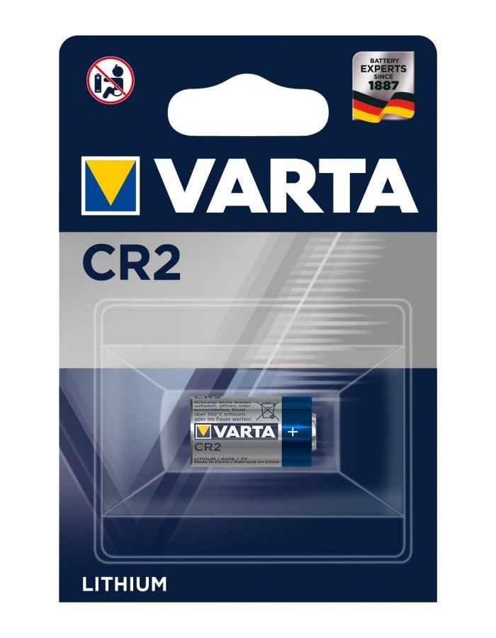 Батарейка Varta Professional Lithium CR2, 1шт.
Батарейка Varta Professional Lithium CR2, 1шт.