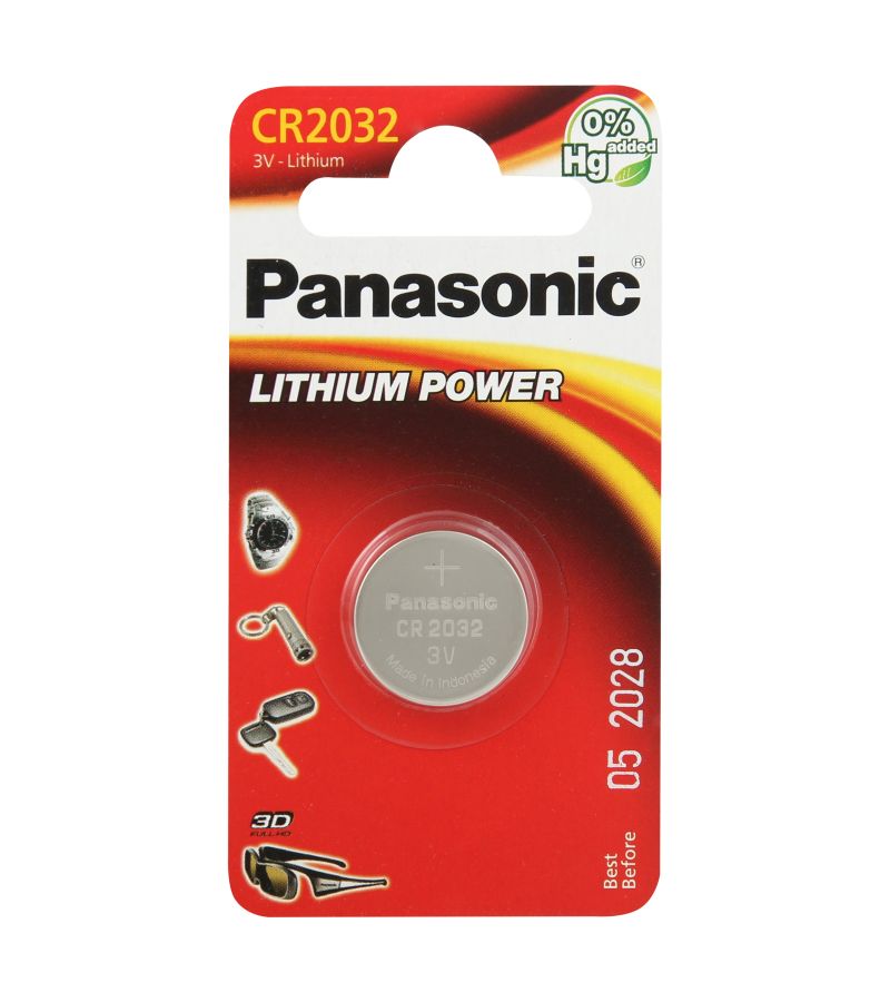 Батарейка Panasonic Lithium Power CR2032, 1шт.
Батарейка Panasonic Lithium Power CR2032, 1шт.