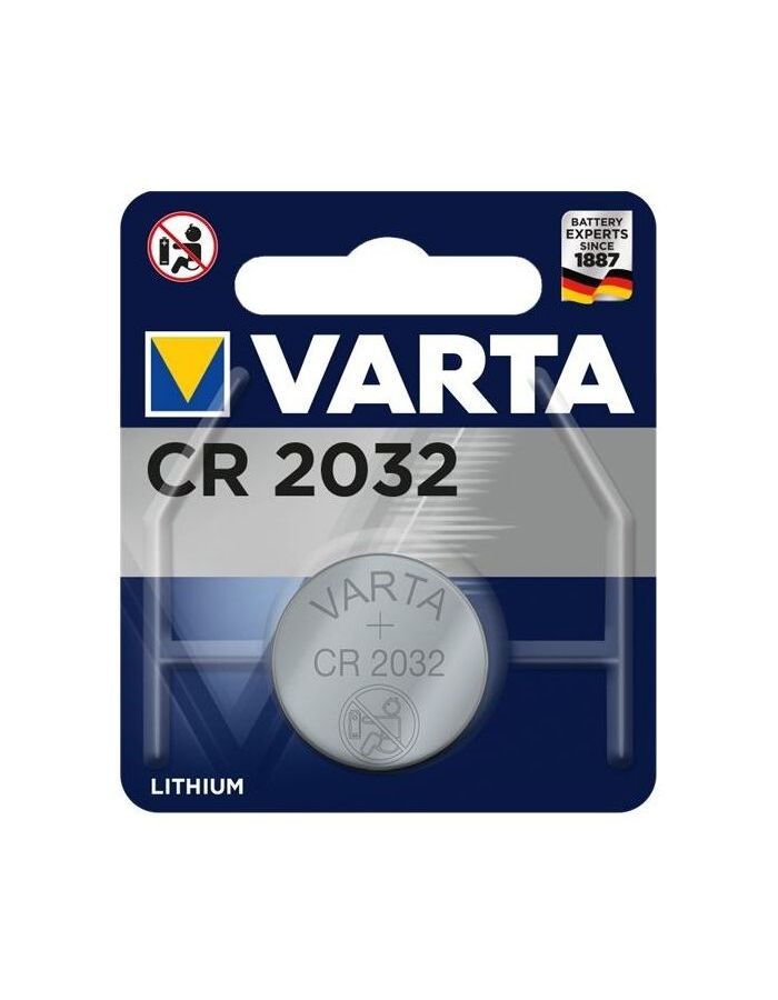 Батарейка Varta CR2032 BL1, 1шт.
Батарейка Varta CR2032 BL1, 1шт.