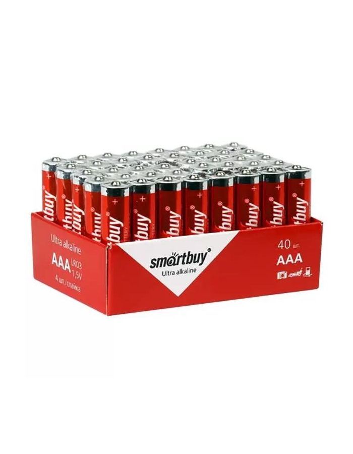 Батарейка SmartBuy LR03 (AAA) bulk(SBBA-3A40S)(40шт-уп)
Батарейка SmartBuy LR03 (AAA) bulk(SBBA-3A40S)(40шт-уп)