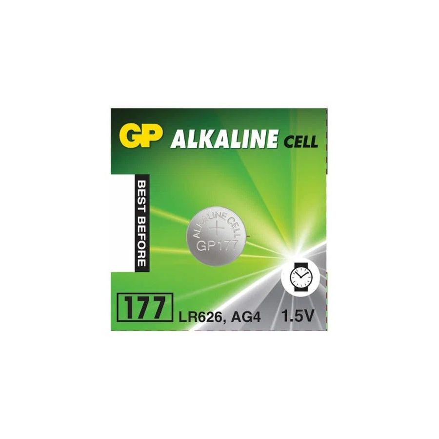 Батарейки GP 177FRA-2C10 (LR626, G4, 177) 10шт
Батарейки GP 177FRA-2C10 (LR626, G4, 177) 10шт