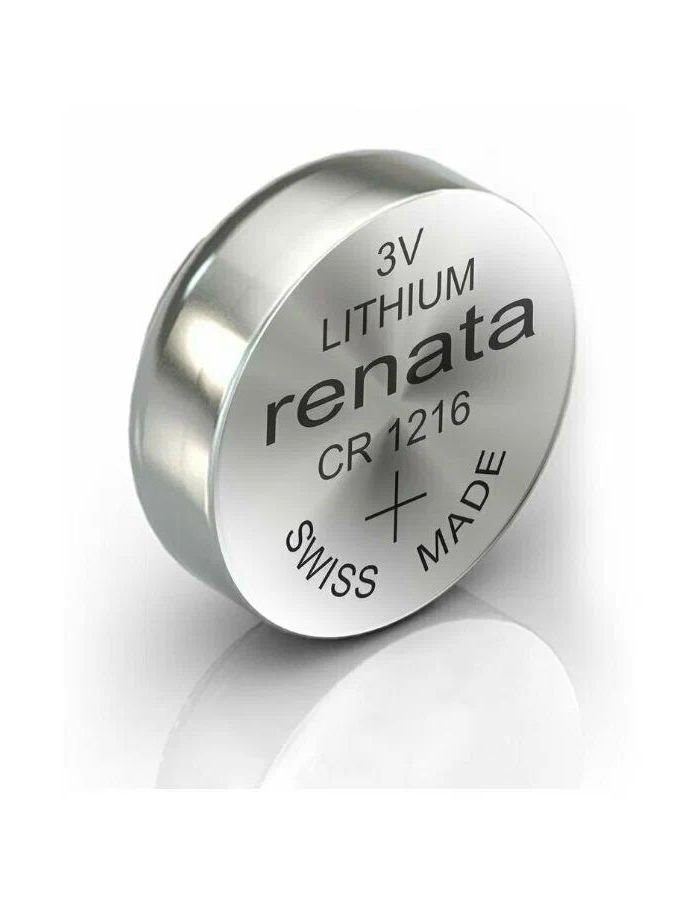 Батарейки Renata CR1216 1шт
Батарейки Renata CR1216 1шт