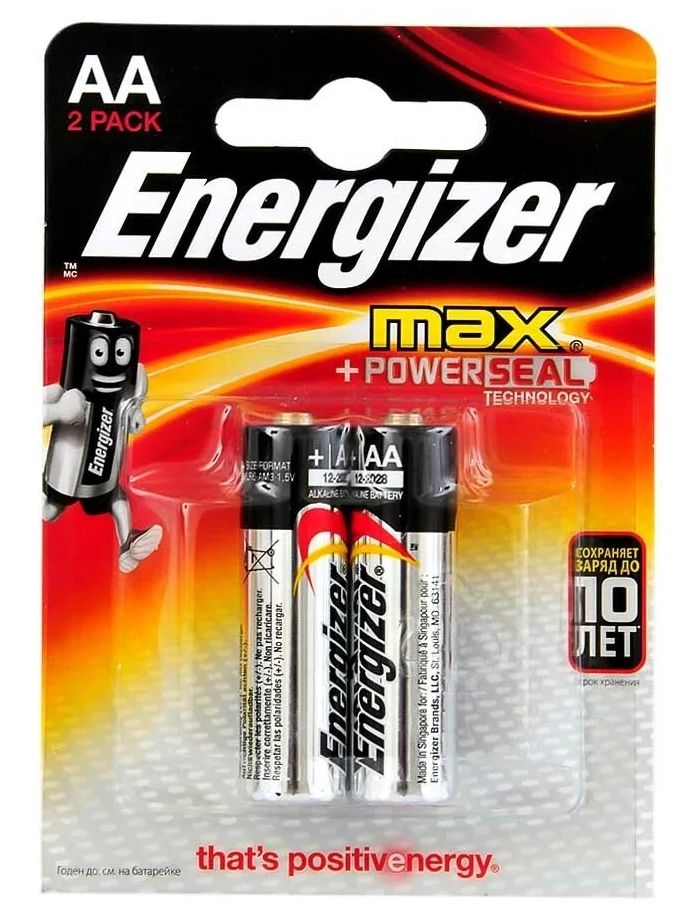 Батарейка Energizer Max AA блистер 2 шт
Батарейка Energizer Max AA блистер 2 шт
