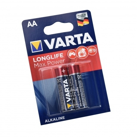 Батарейка Varta LONGLIFE MAX POWER LR6 AA BL2 1.5V (4706101412)
Батарейка Varta LONGLIFE MAX POWER LR6 AA BL2 1.5V (4706101412)
