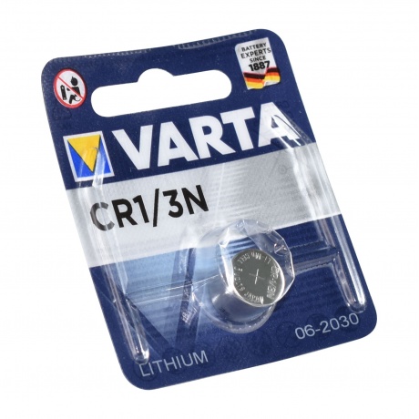 Батарейка Varta ELECTRONICS CR1/3N BL1 3V (6131101401)
Батарейка Varta ELECTRONICS CR1/3N BL1 3V (6131101401)