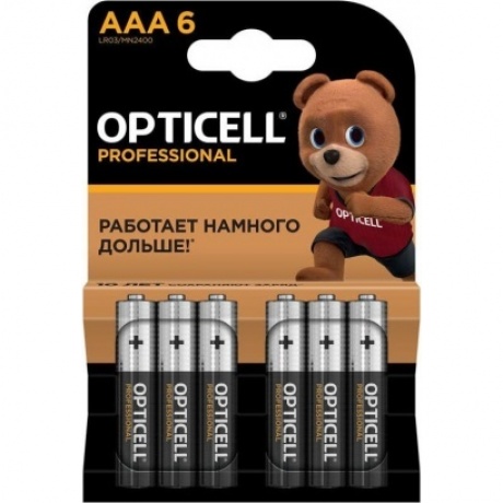 Батарейка Opticell PROFESSIONAL AAA 6 PCS (5052004)
Батарейка Opticell PROFESSIONAL AAA 6 PCS (5052004)