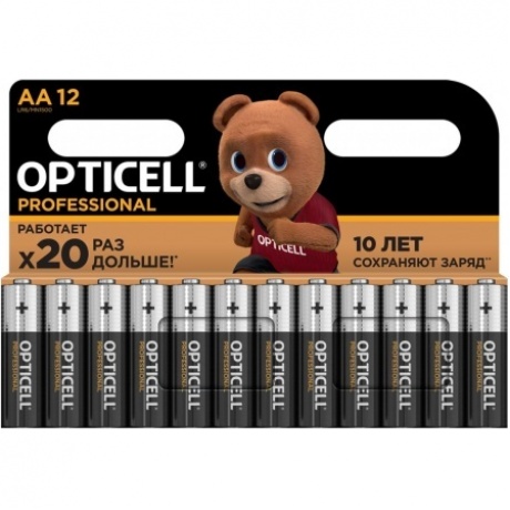 Батарейка Opticell PROFESSIONAL AA 12 PCS (5052005)
Батарейка Opticell PROFESSIONAL AA 12 PCS (5052005)