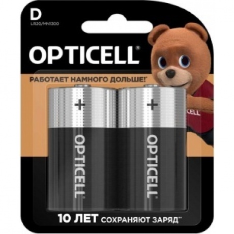 Батарейка Opticell BASIC D 2 PCS (5051005)
Батарейка Opticell BASIC D 2 PCS (5051005)
