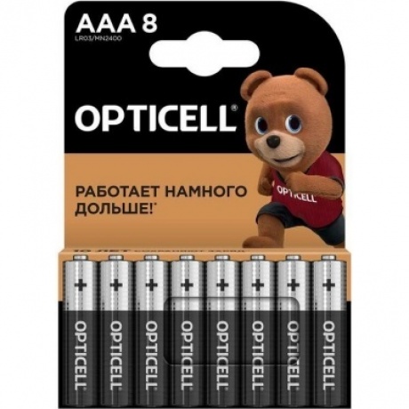 Батарейка Opticell BASIC AAA 8 PCS (5051009)
Батарейка Opticell BASIC AAA 8 PCS (5051009)