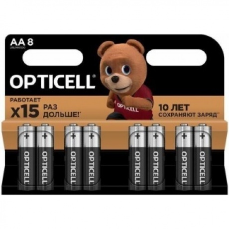 Батарейка Opticell BASIC AA 8 PCS (5051008)
Батарейка Opticell BASIC AA 8 PCS (5051008)
