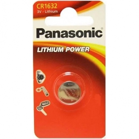 Батарейка литиевая Panasonic Lithium Power CR-1632EL/1B в блистере 1шт
Батарейка литиевая Panasonic Lithium Power CR-1632EL/1B в блистере 1шт