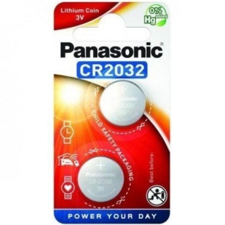 Батарейки литиевые Panasonic Lithium Power CR-2032EL/2B в блистере 2шт
Батарейки литиевые Panasonic Lithium Power CR-2032EL/2B в блистере 2шт