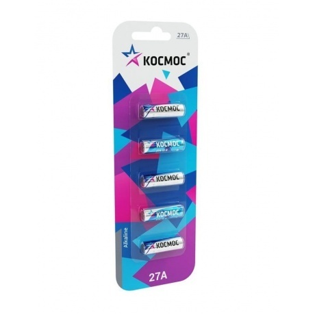 Элемент питания Космос 27A 5*BL
Элемент питания Космос 27A 5*BL