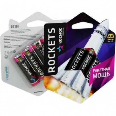 Элементы питания KOSMOS premium ROCKETS LR6 4*BL
Элементы питания KOSMOS premium ROCKETS LR6 4*BL