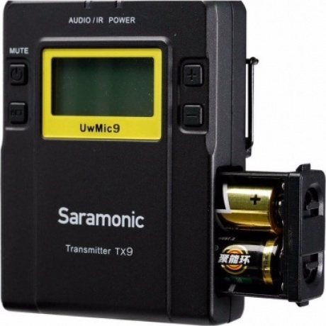 Микрофон Saramonic UWMIC9 1- канальный TX9+RX9
Микрофон Saramonic UWMIC9 1- канальный TX9+RX9