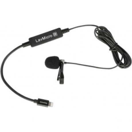Петличный микрофон Saramonic LavMicro Di для смартфонов (вход Apple Lightning)
Петличный микрофон Saramonic LavMicro Di для смартфонов (вход Apple Lightning)