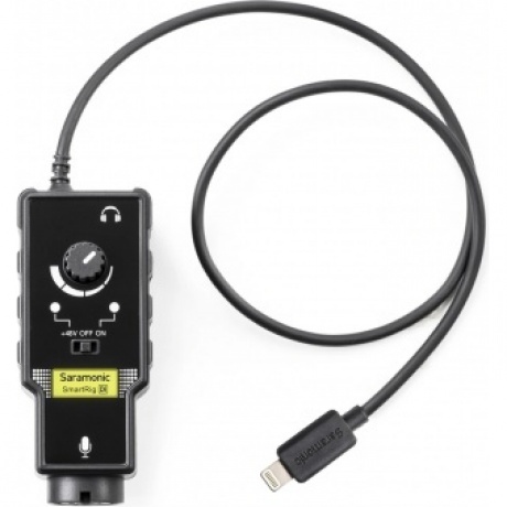 Адаптер Saramonic SmartRig Di для микрофона и гитары на Apple Lightning Audio
Адаптер Saramonic SmartRig Di для микрофона и гитары на Apple Lightning Audio