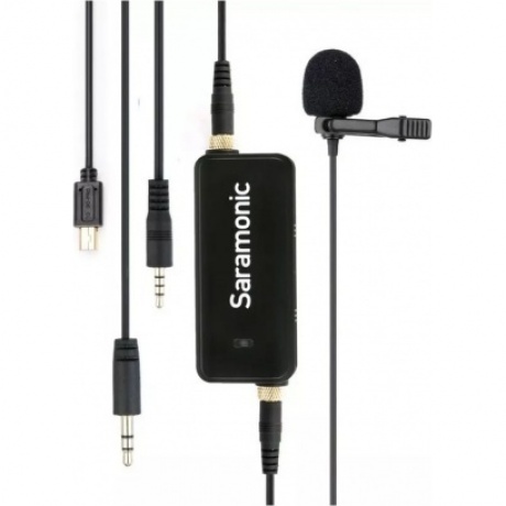 Адаптер Saramonic LavMic с нагрудным микрофоном для камер и смартфонов (2 входа 3,5 мм)
Адаптер Saramonic LavMic с нагрудным микрофоном для камер и смартфонов (2 входа 3,5 мм)