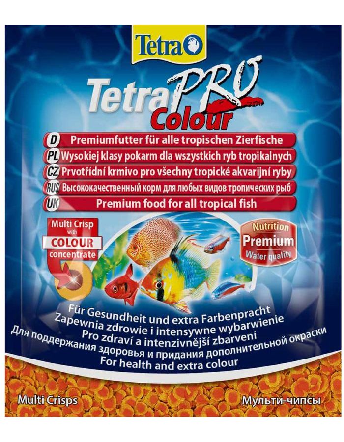 Корм для рыб Tetra Pro Colour (чипсы) 12 гр 149366
Корм для рыб Tetra Pro Colour (чипсы) 12 гр 149366