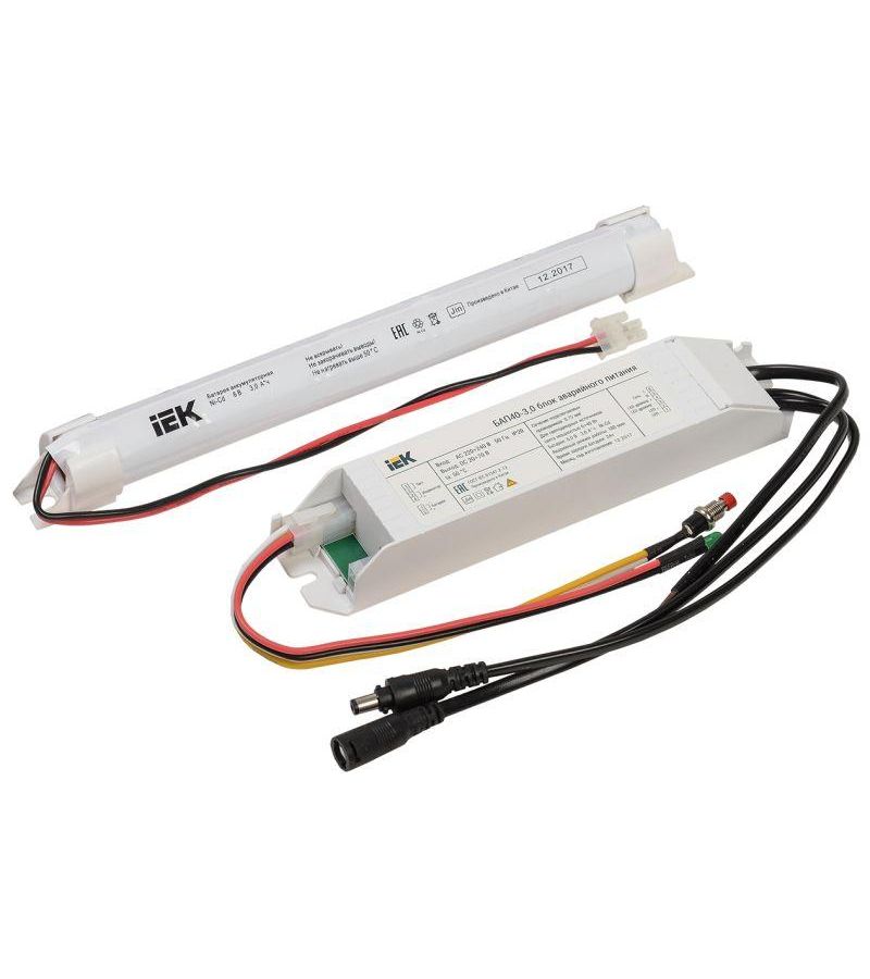 Блок аварийного питания БАП40-3.0 для LED ИЭК LLVPOD-EPK-40-3H
Блок аварийного питания БАП40-3.0 для LED ИЭК LLVPOD-EPK-40-3H