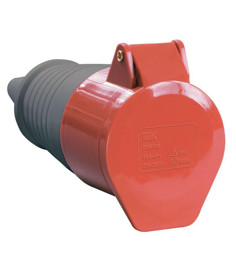 Розетка кабельная 32А 380В 3P+PЕ ССИ-224 IP44 ИЭК PSR22-032-4
Розетка кабельная 32А 380В 3P+PЕ ССИ-224 IP44 ИЭК PSR22-032-4