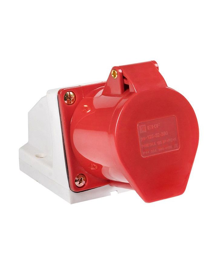 Розетка наружн. уст. 32А 380В 3P+РЕ+N IP44 (125) EKF ps-125-32-380
Розетка наружн. уст. 32А 380В 3P+РЕ+N IP44 (125) EKF ps-125-32-380