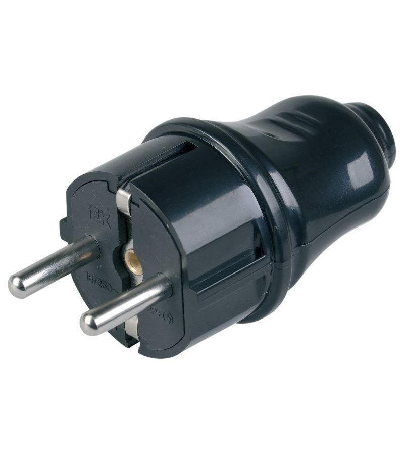 Вилка прямая ВПп10-02-Ст разборная с заземл. контактом 16А черн. ИЭК EVP10-16-01-K02
Вилка прямая ВПп10-02-Ст разборная с заземл. контактом 16А черн. ИЭК EVP10-16-01-K02