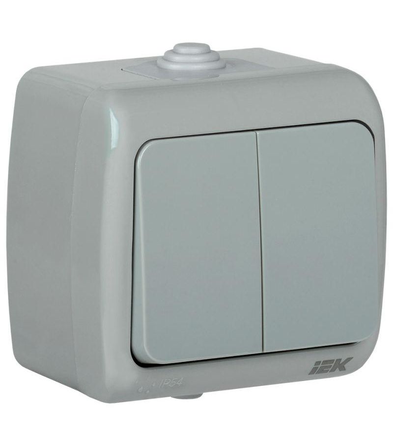 Выключатель 2-кл. 1п ОП Aquatic 10А IP54 ВС-20-2-0-А сер. ИЭК EVA20-K03-10-54
Выключатель 2-кл. 1п ОП Aquatic 10А IP54 ВС-20-2-0-А сер. ИЭК EVA20-K03-10-54