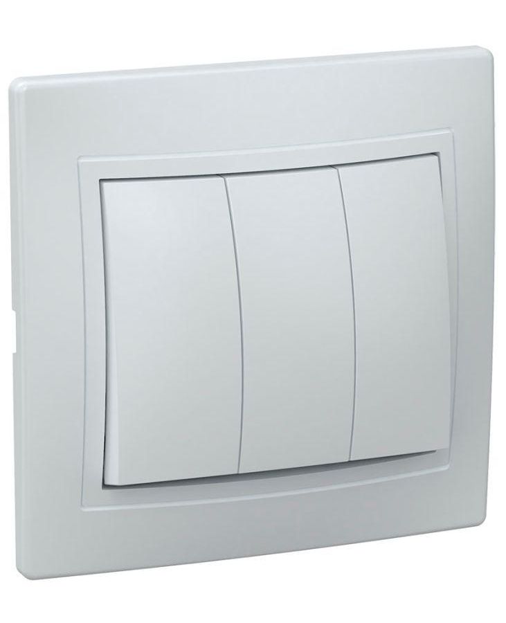 Выключатель 3-кл. СП Кварта 10А IP20 ВС10-3-0-ККм крем. ИЭК EVK30-K33-10-DM
Выключатель 3-кл. СП Кварта 10А IP20 ВС10-3-0-ККм крем. ИЭК EVK30-K33-10-DM