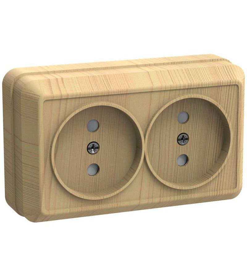 Розетка 2-м ОП Октава 10А IP20 без заземл. сосна ИЭК ERO20-K03-10-DC
Розетка 2-м ОП Октава 10А IP20 без заземл. сосна ИЭК ERO20-K03-10-DC