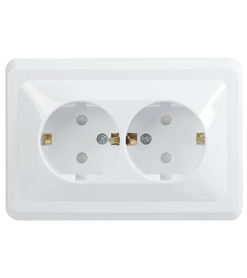 Розетка 2-м СП Вега РСш12-3-ВБ с заземл. контактом и защ. штор 16А бел. ИЭК ERV24-K01-16-DM
Розетка 2-м СП Вега РСш12-3-ВБ с заземл. контактом и защ. штор 16А бел. ИЭК ERV24-K01-16-DM