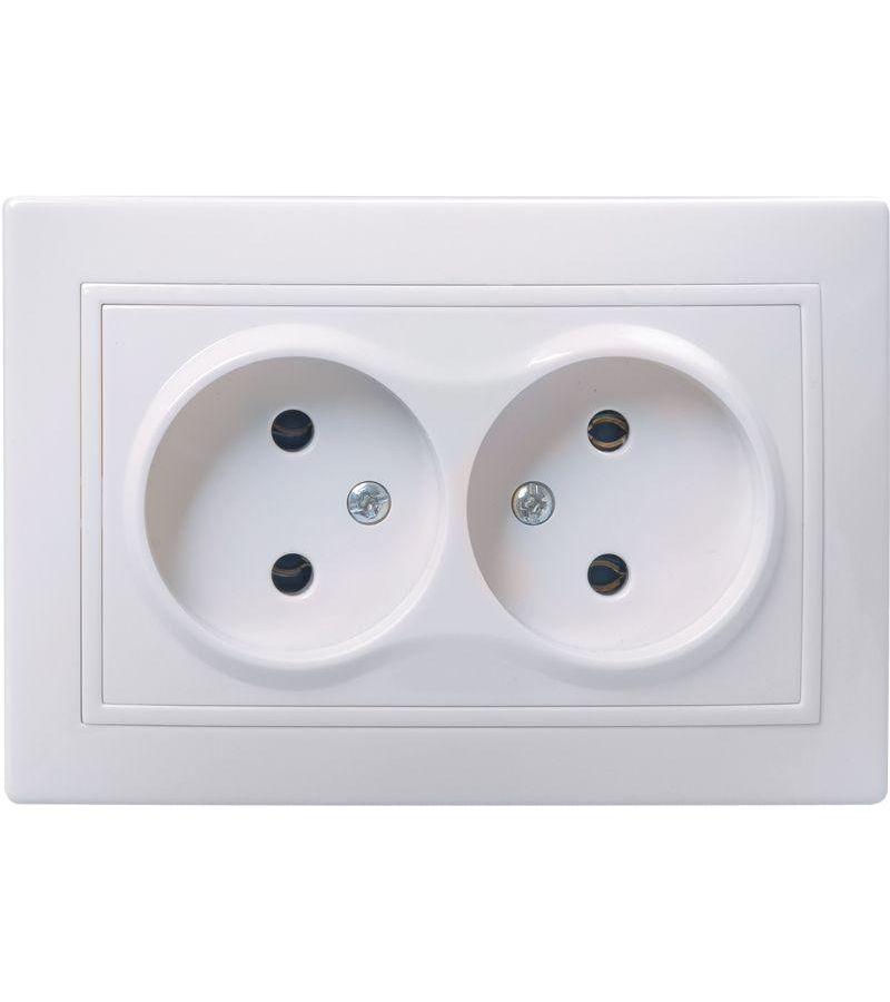 Розетка 2-м СП Кварта 10А IP20 без заземл. бел. ИЭК ERK23-K01-10-DM
Розетка 2-м СП Кварта 10А IP20 без заземл. бел. ИЭК ERK23-K01-10-DM