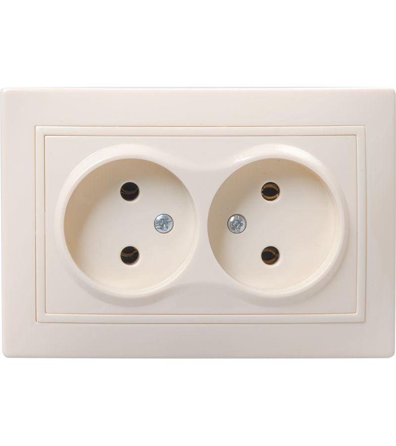 Розетка 2-м СП Кварта 10А IP20 без заземл. крем. ИЭК ERK23-K33-10-DM
Розетка 2-м СП Кварта 10А IP20 без заземл. крем. ИЭК ERK23-K33-10-DM
