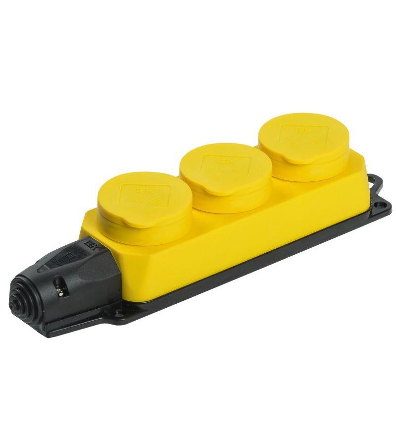 Розетка 3-м ОМЕГА РБ33-1-0м IP44 каучук желт. ИЭК PKR61-016-2-K05
Розетка 3-м ОМЕГА РБ33-1-0м IP44 каучук желт. ИЭК PKR61-016-2-K05