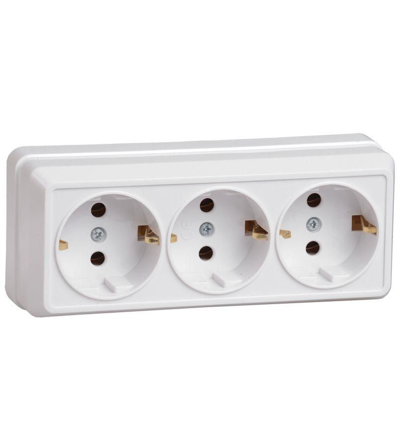 Розетка 3-м ОП Октава 16А РС23-3-ОБ с заземл. бел. ИЭК ERO31-K01-16-DC
Розетка 3-м ОП Октава 16А РС23-3-ОБ с заземл. бел. ИЭК ERO31-K01-16-DC