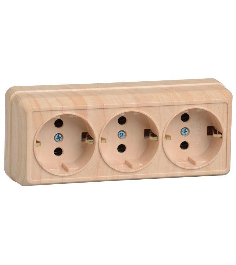 Розетка 3-м ОП Октава 16А РС23-3-ОС с заземл. сосна ИЭК ERO31-K03-16-DC
Розетка 3-м ОП Октава 16А РС23-3-ОС с заземл. сосна ИЭК ERO31-K03-16-DC