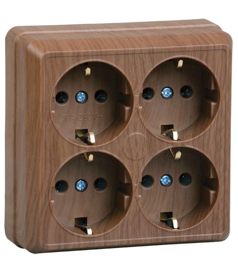 Розетка 4-м ОП Октава 16А РС24-3-ОД с заземл. дуб ИЭК ERO41-K04-16-DC
Розетка 4-м ОП Октава 16А РС24-3-ОД с заземл. дуб ИЭК ERO41-K04-16-DC