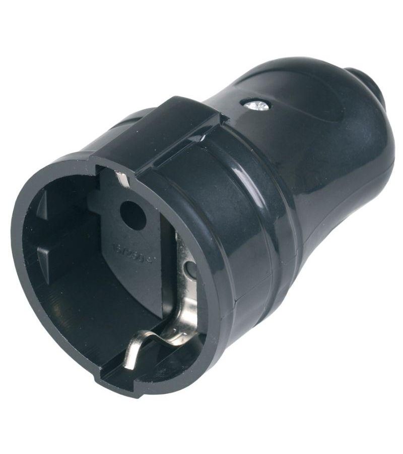 Розетка разборная РПп10-02-Ст 16А прямая с заземл. черн. ИЭК ERP10-16-01-K02
Розетка разборная РПп10-02-Ст 16А прямая с заземл. черн. ИЭК ERP10-16-01-K02