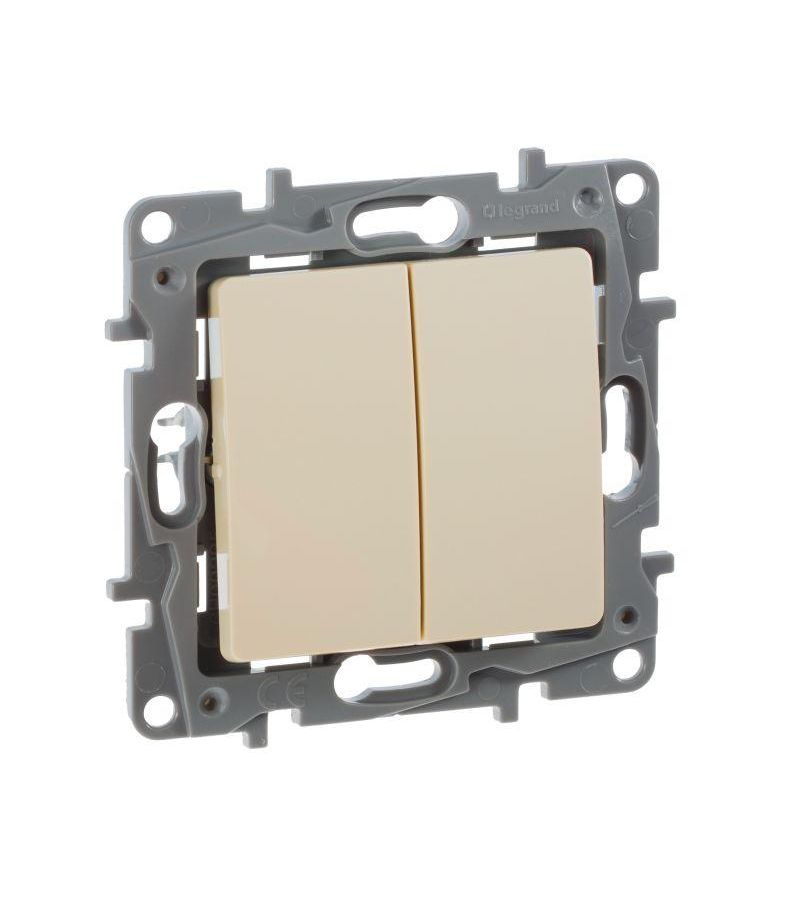 Механизм выключателя 2-кл. СП Etika 10А IP20 250В 10AX безвинт. зажимы сл. кость Leg 672302
Механизм выключателя 2-кл. СП Etika 10А IP20 250В 10AX безвинт. зажимы сл. кость Leg 672302