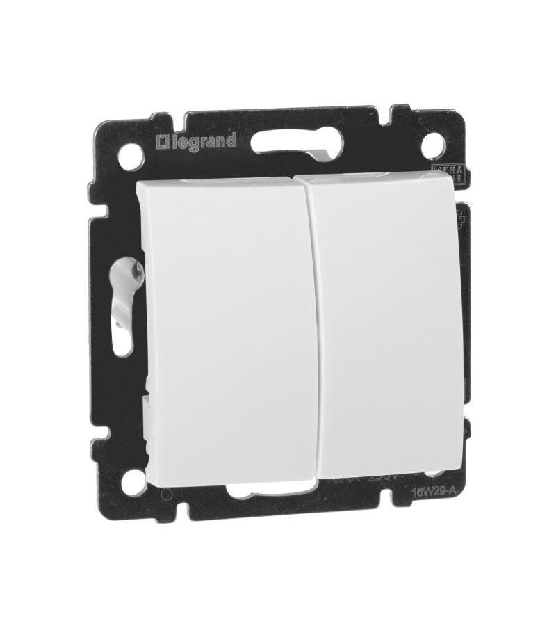 Механизм выключателя 2-кл. СП Valena 10А IP31 250В бел. Leg 774405
Механизм выключателя 2-кл. СП Valena 10А IP31 250В бел. Leg 774405