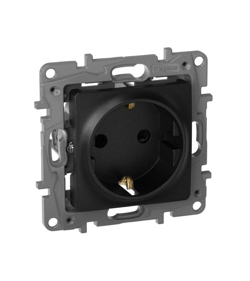 Механизм розетки 1-м СП Etika 2К+З 16А защ. шторки с заземл. винт. зажимы антрацит Leg 672622
Механизм розетки 1-м СП Etika 2К+З 16А защ. шторки с заземл. винт. зажимы антрацит Leg 672622