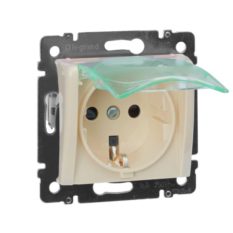 Механизм розетки 1-м СП Valena защ. шторки с защ. крышкой нем. станд. IP44 сл. кость Leg 774120
Механизм розетки 1-м СП Valena защ. шторки с защ. крышкой нем. станд. IP44 сл. кость Leg 774120