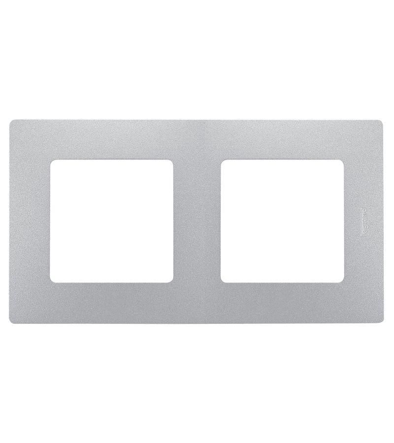 Рамка 2-м Etika алюм. Leg 672552
Рамка 2-м Etika алюм. Leg 672552