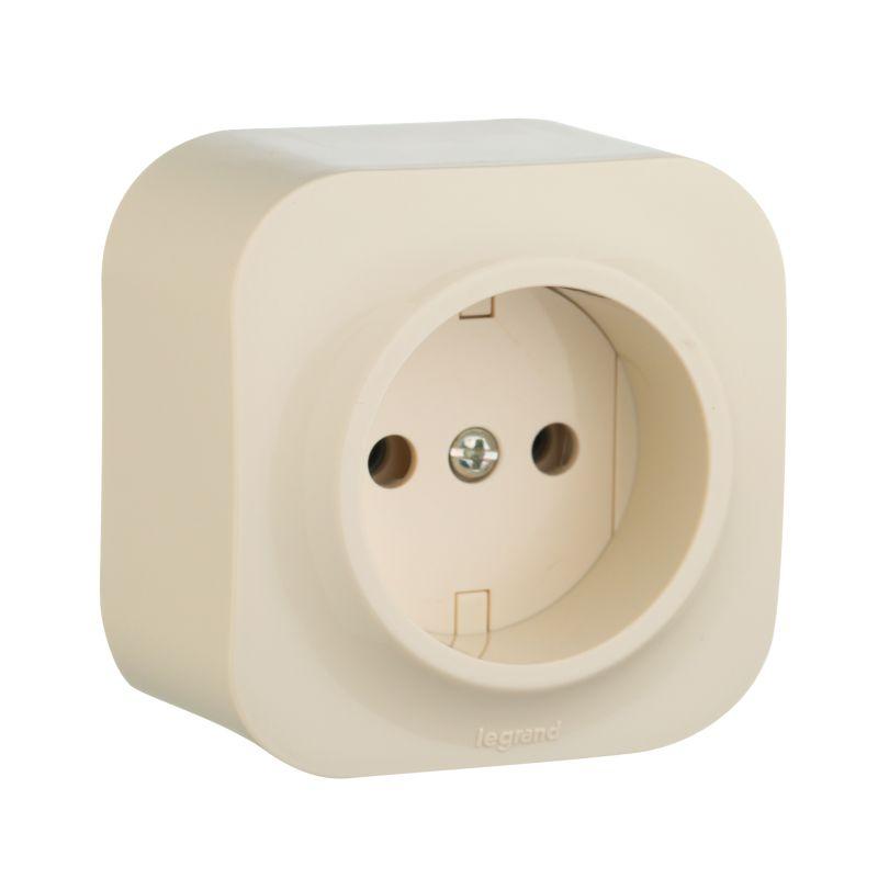 Розетка 1-м ОП Quteo 16А IP20 без заземл. сл. кость Leg 782240
Розетка 1-м ОП Quteo 16А IP20 без заземл. сл. кость Leg 782240