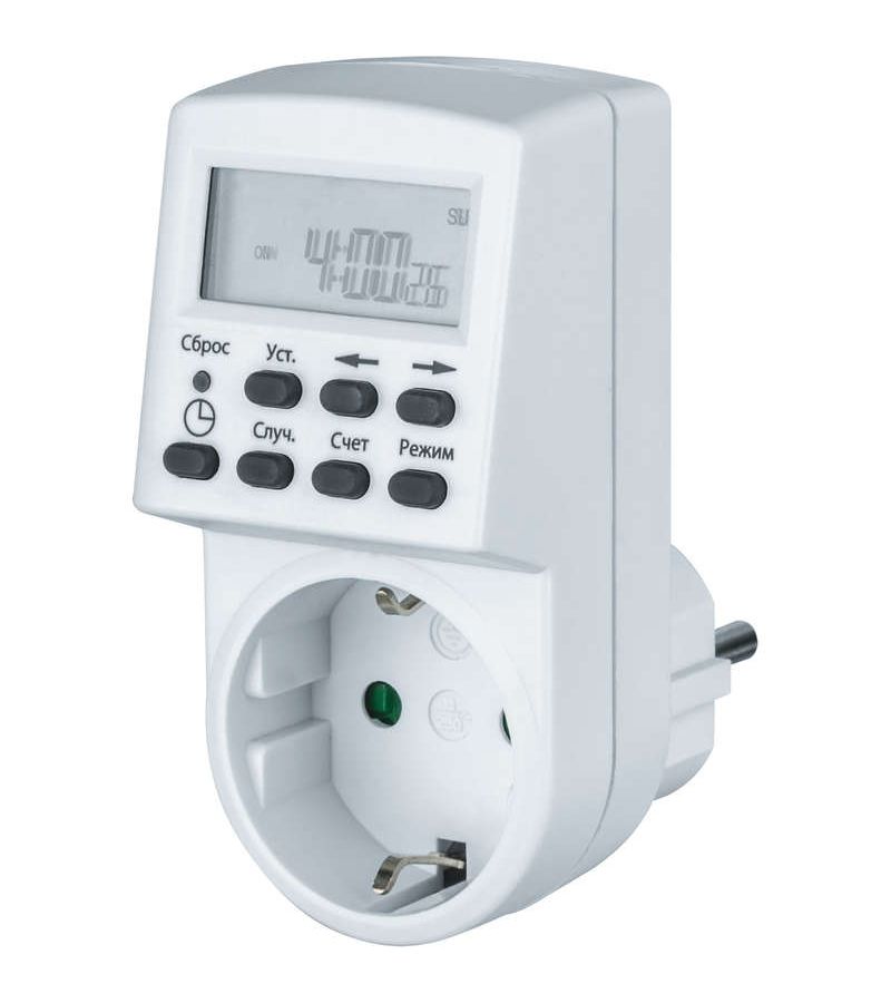 Таймер 61 555 NTR-E-S01-WH розет. электрон. Navigator 61555
Таймер 61 555 NTR-E-S01-WH розет. электрон. Navigator 61555