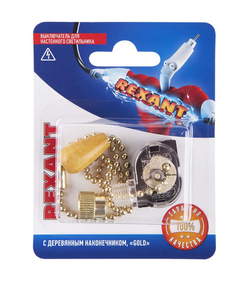 Выключатель для настенного светильника c деревянным наконечником gold блист. Rexant 06-0245-A
Выключатель для настенного светильника c деревянным наконечником gold блист. Rexant 06-0245-A