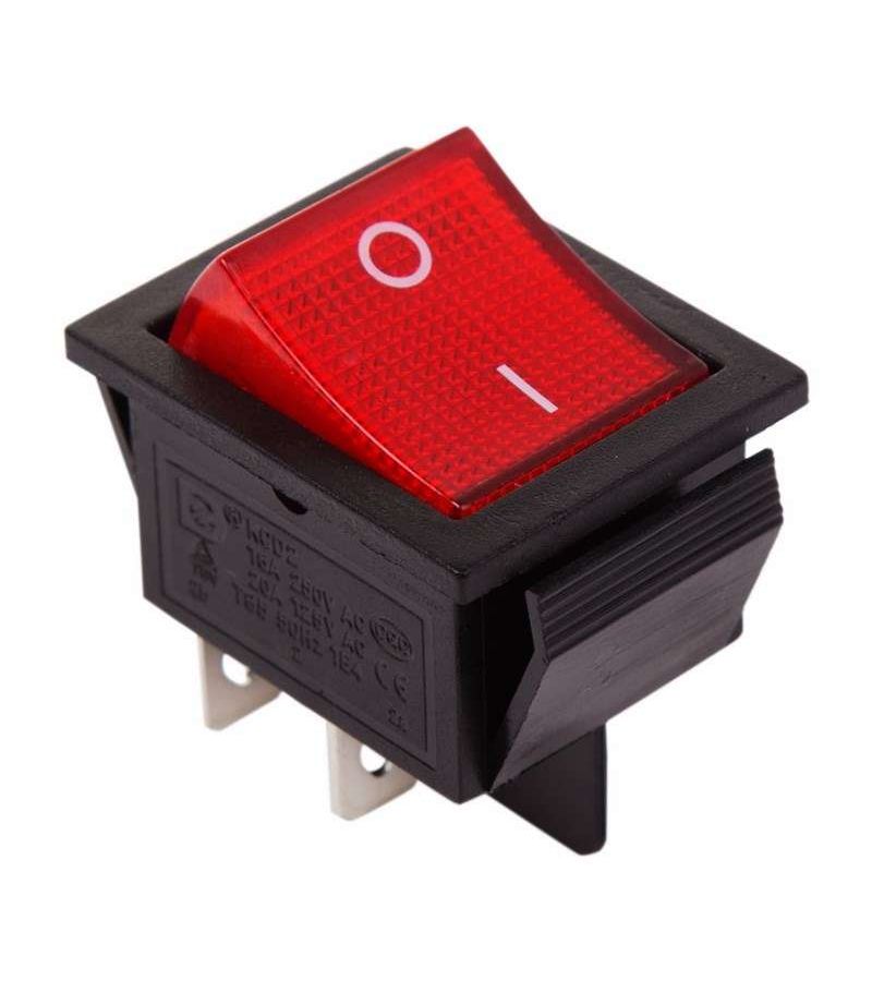 Выключатель клавишный 250В 20А (4с) ON-OFF красн. с подсветкой (RWB-502 SC-767 IRS-201-1) Rexant 36-2340
Выключатель клавишный 250В 20А (4с) ON-OFF красн. с подсветкой (RWB-502 SC-767 IRS-201-1) Rexant 36-2340