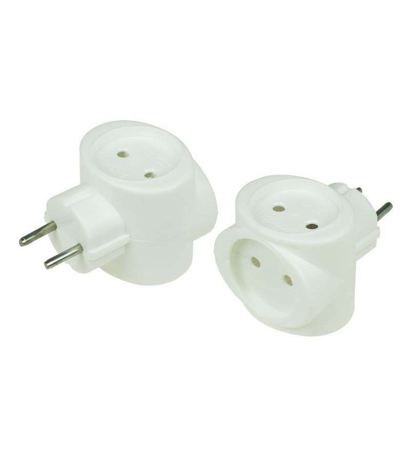 Тройник электрический биметалл 220В 6А бел. REXANT 11-1064
Тройник электрический биметалл 220В 6А бел. REXANT 11-1064