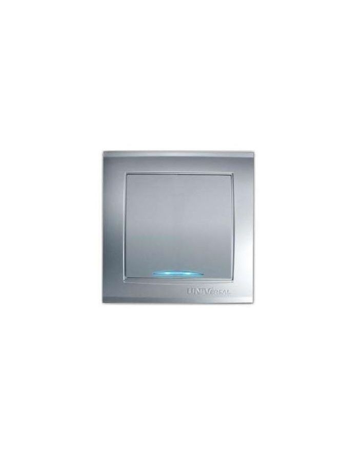 Выключатель 1-кл. СП Бриллиант 10А IP20 с подсветкой серебр. UNIVersal 7949643
Выключатель 1-кл. СП Бриллиант 10А IP20 с подсветкой серебр. UNIVersal 7949643