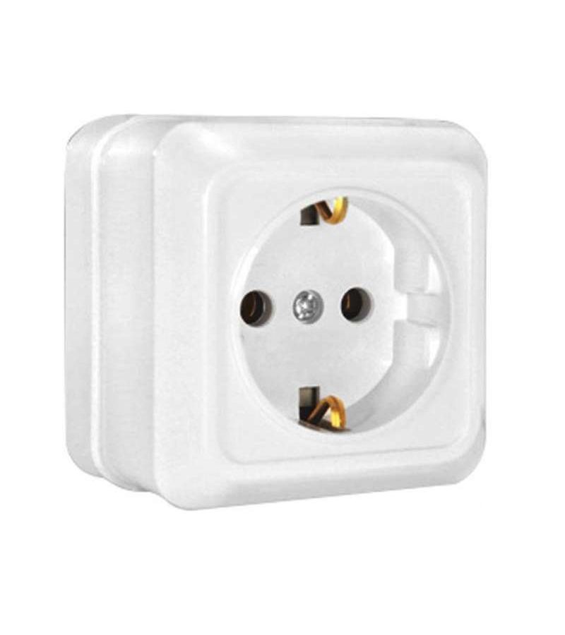 Розетка 1-м ОП Олимп 16А с заземл. бел. UNIVersal О0028
Розетка 1-м ОП Олимп 16А с заземл. бел. UNIVersal О0028